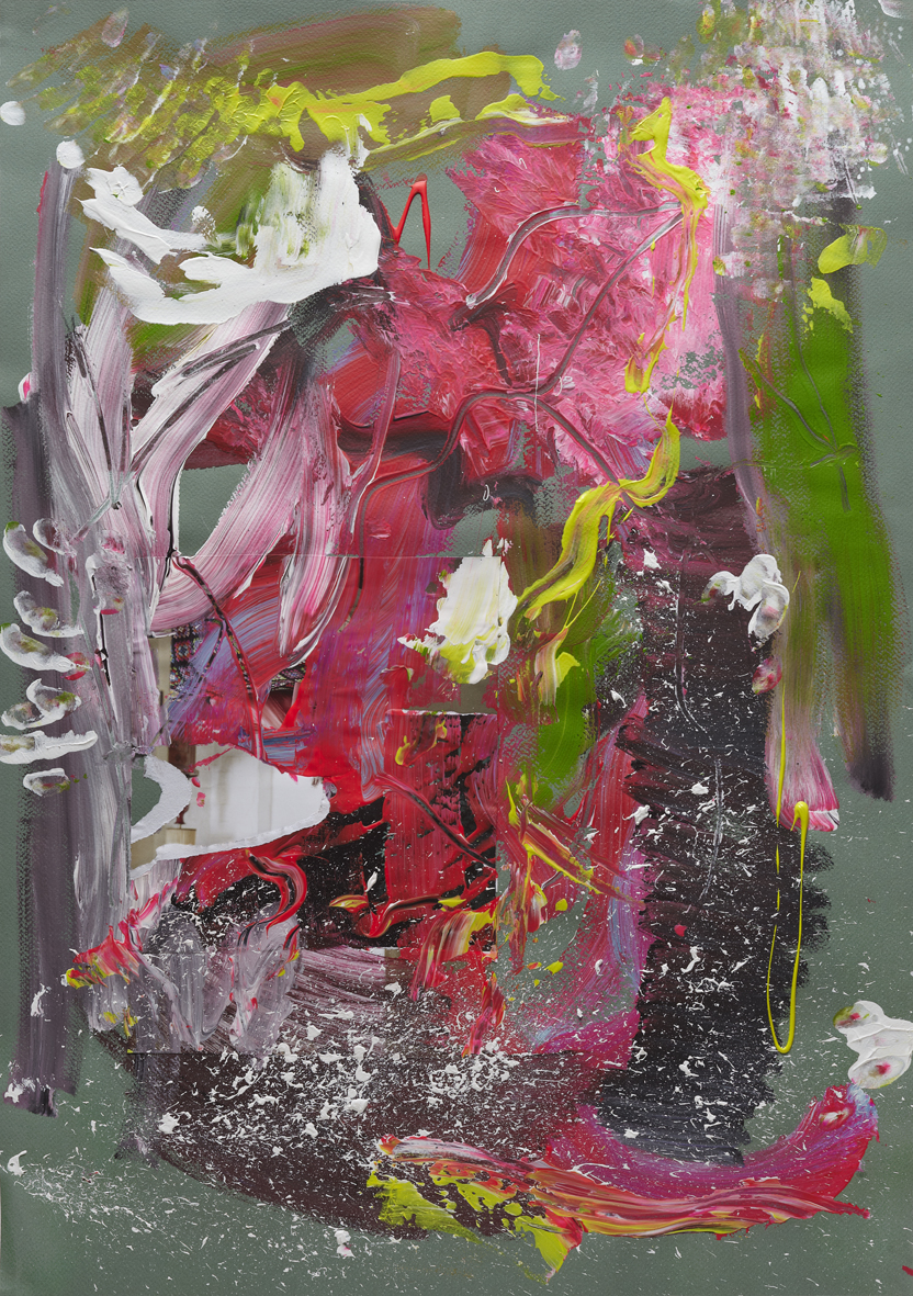 Concolor 4_ Oleo, Acrilico, Tela sobre papel _ 82 x 62 cm _ 2011