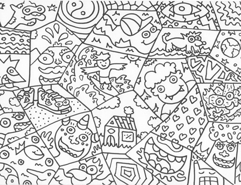 amigos para colorear