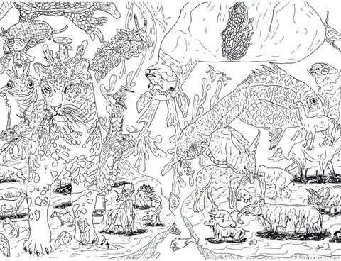 1 ricci carlos, ecosistemas imaginarios,  tinta s papel 2011